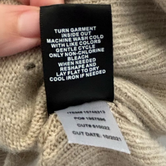 Torrid Vegan Cashmere Pullover Polo Sweater Size 1 - Picture 14 of 14